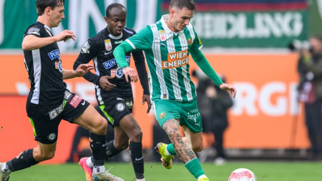 Rapid gewann gegen Tabellenführer Sturm Graz 