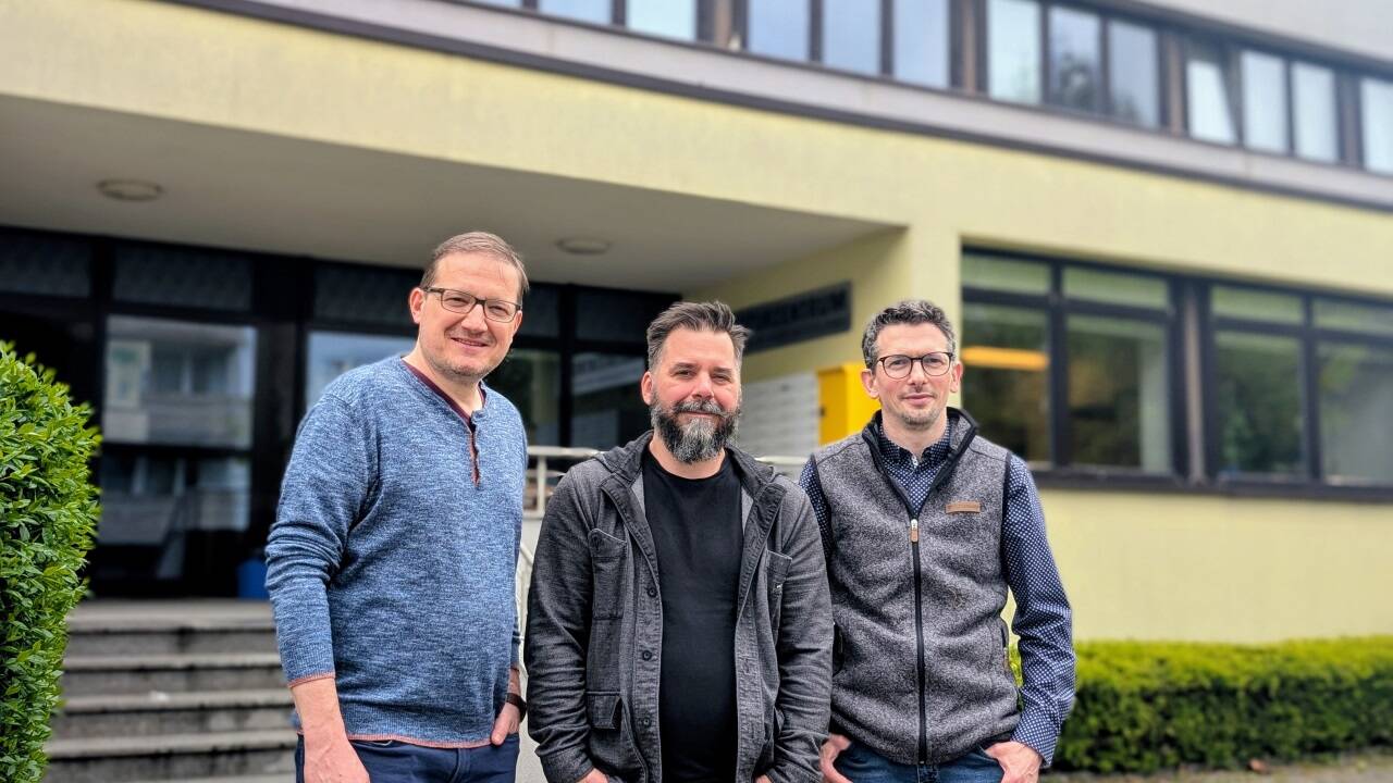 Waren in Heimen für Gehörlose: Szilveszter Farkas Szabo, Gergö Toth und Reinhard Aichhorn.  