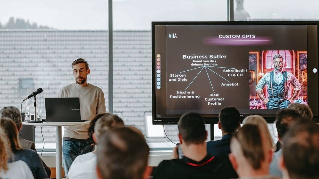 Es gab auch Vorträge zum Thema „Künstliche Intelligenz“.  
