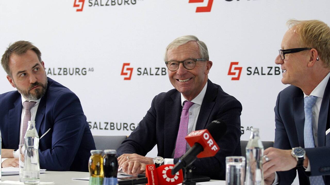 Aufsichtsratschef LH Wilfried Haslauer hatte gut lachen. Das Unternehmen Salzburg AG liefert für das Landesbudget 27 Millionen Euro ab – 66 sind es insgesamt für die drei Eigentümer.  