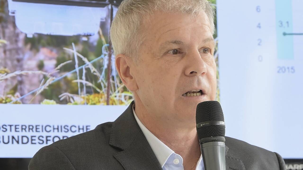 ÖBf-Vorstand Andreas Gruber kämpft mit hohen Schäden und arbeitet daran, den Wald klimafit zu machen. 