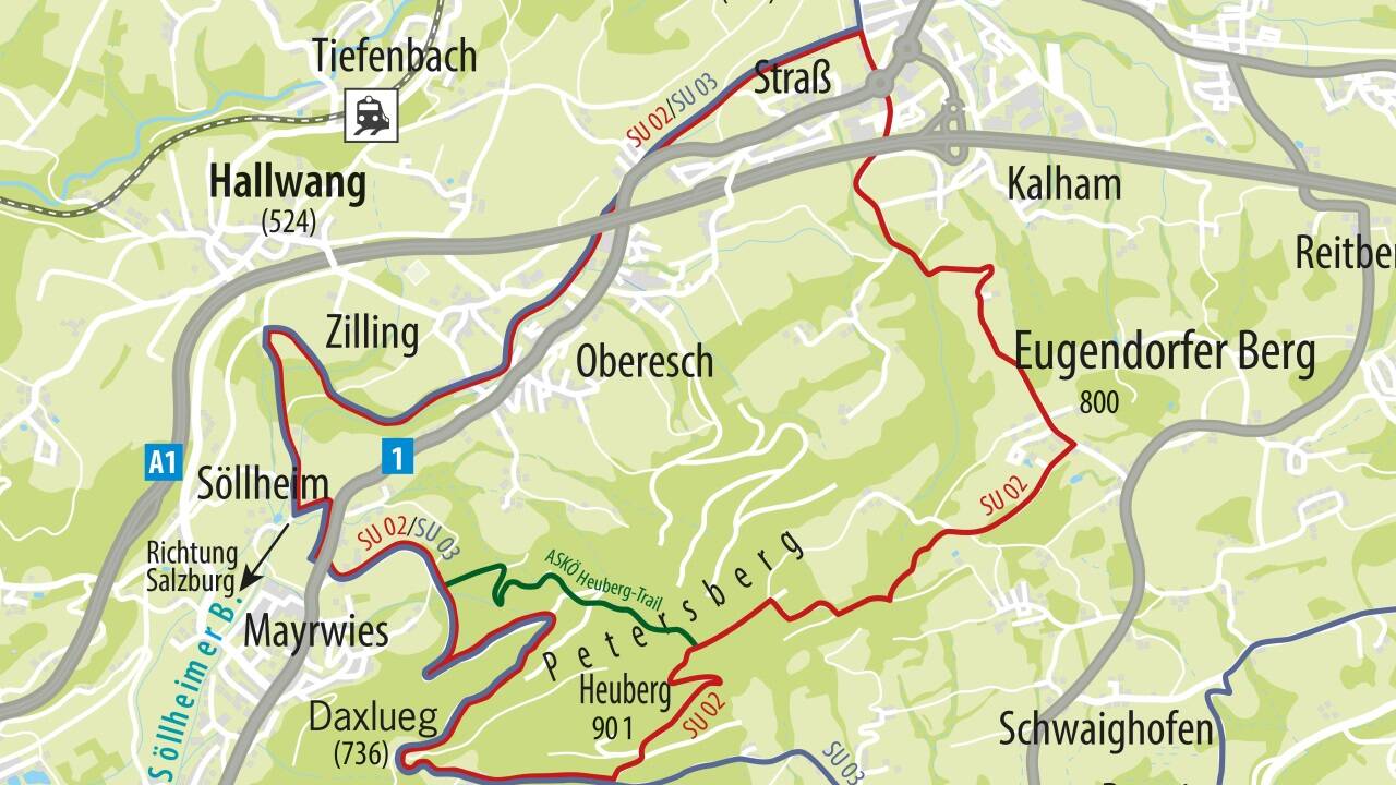 Die Streckenführung der neuen Runde (rot) 
