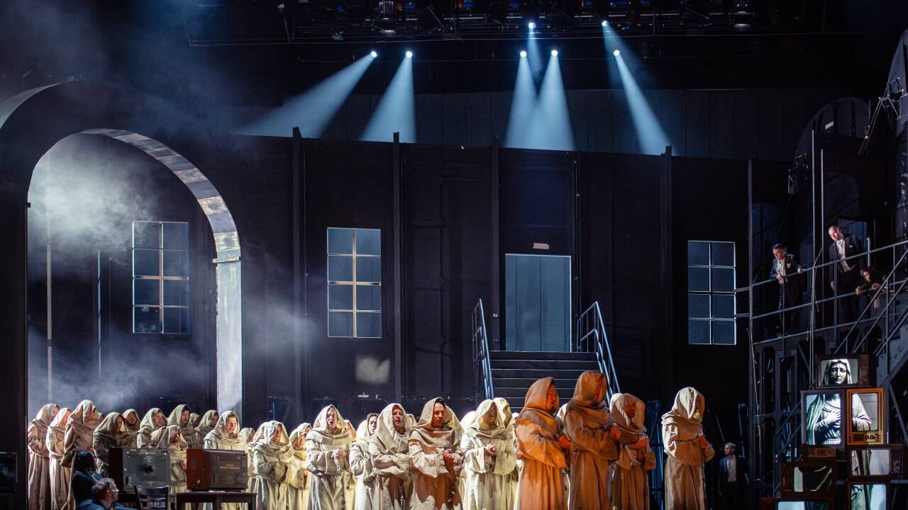 Szene aus „Tannhäuser“. 