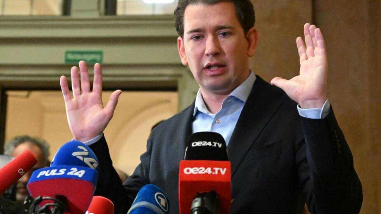 Sebastian Kurz nach der Urteilsverkündung im Februar 2024 