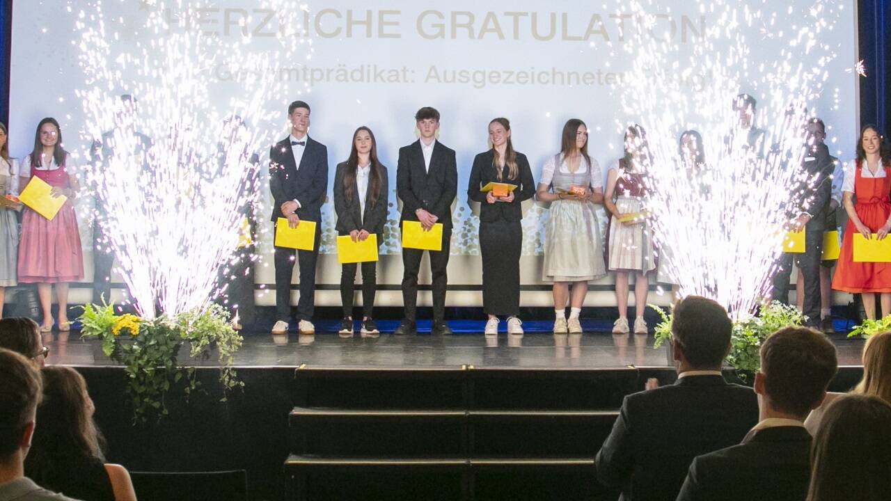 Ein bisschen Show durfte nicht fehlen ...  