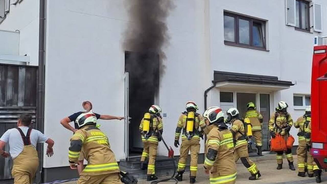 Die Feuerwehr konnte den Brand rasch löschen. 