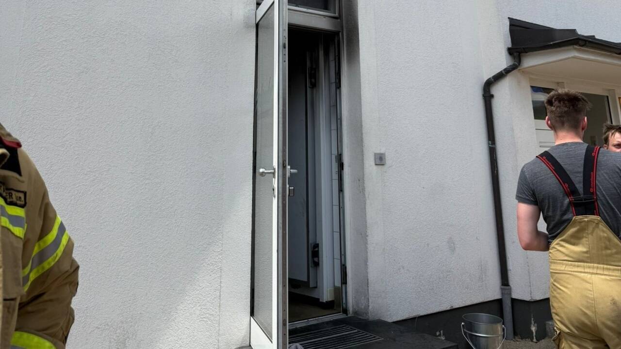 Bilder vom Küchenbrandeinsatz in Thalgau. 