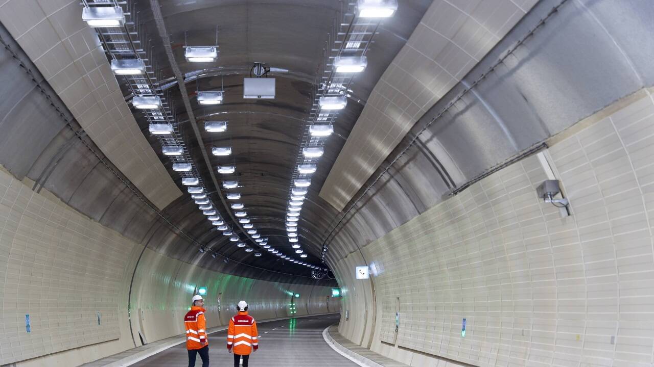 Der Helbersbergtunnel bei Werfen zeigt sich bereits startklar. 