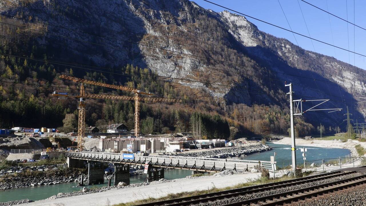 Das Kraftwerk Werfen-Stegenwald ist derzeit eine Großbaustelle.  
