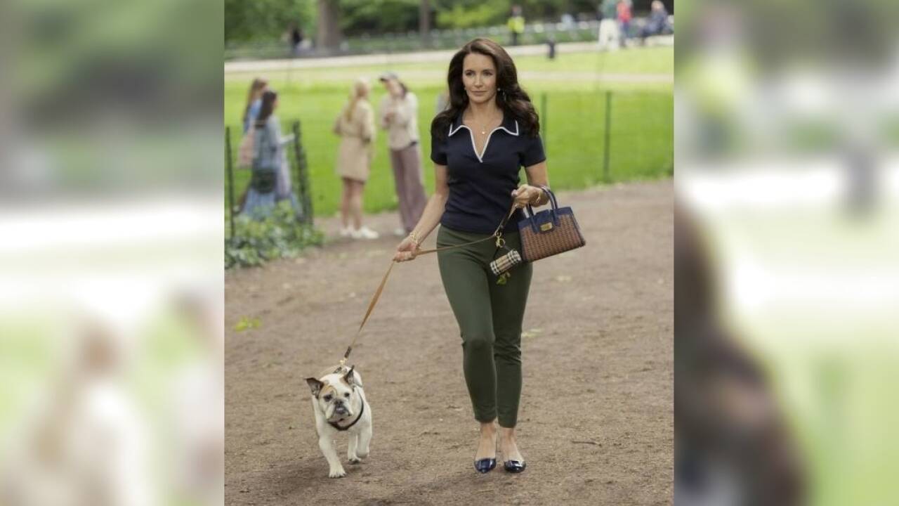 Charlotte und ihr vermeintlich bissiger Hund.  