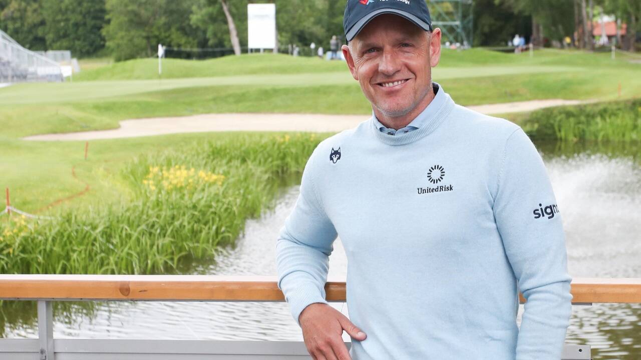 Erstmals in Salzburg und Österreich: Ryder-Cup-Kapitän Luke Donald. 