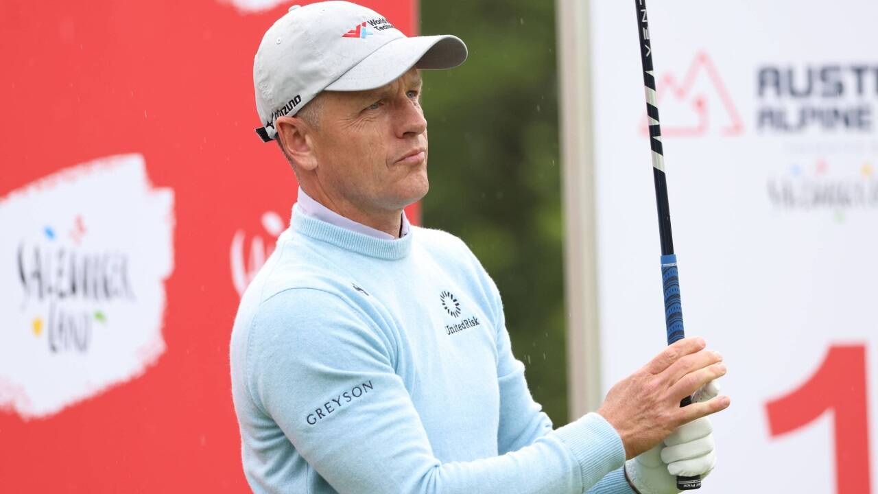 Der frühere Weltranglistenerste Luke Donald schlug um 8.50 Uhr ab. 