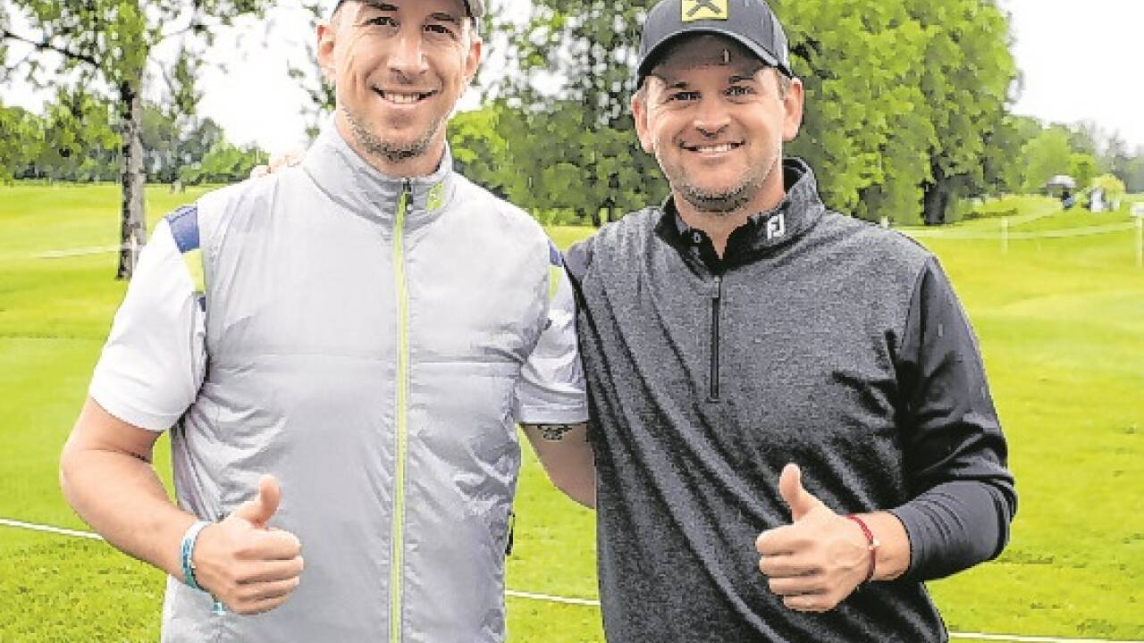 Bernd Wiesberger traf Marc Janko.  