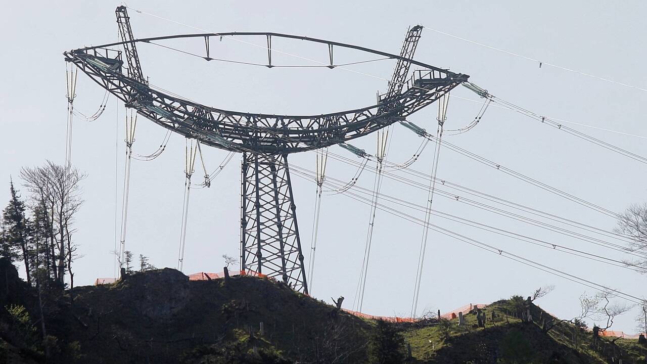 Die „Bananenmast“ genannte Sonderform am Nocksteinkamm. 