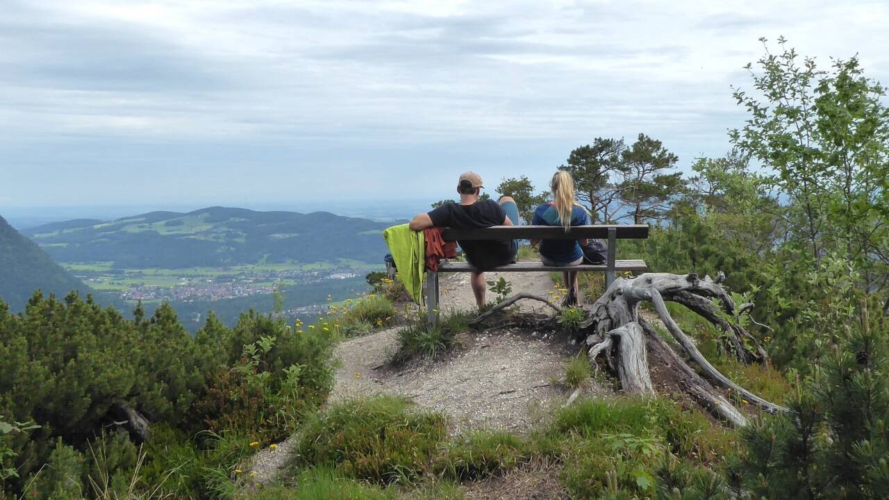 Die letzten Meter auf dem Kammsteig zum Freimahderköpfl.  