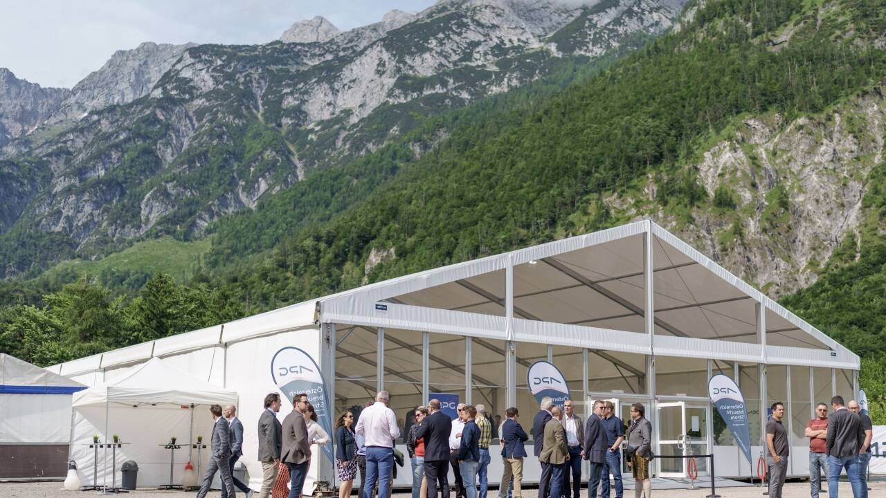 Das Festzelt in Werfen 