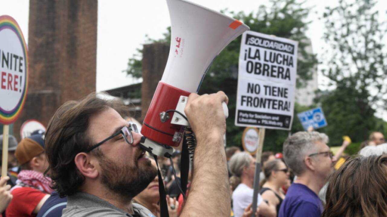 Demonstrationen gegen Migrationspolitik in Los Angeles 