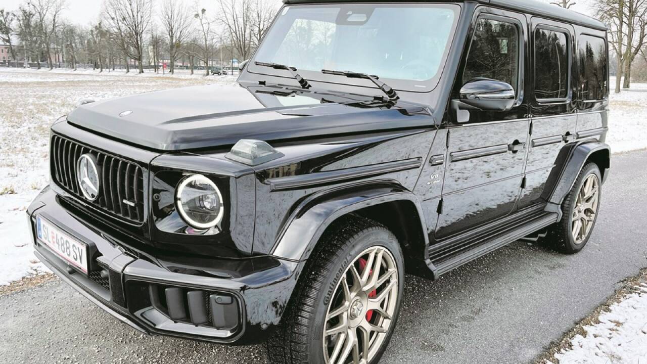 Die vor allem optisch arge AMG-Version der Mercedes G-Klasse. 
