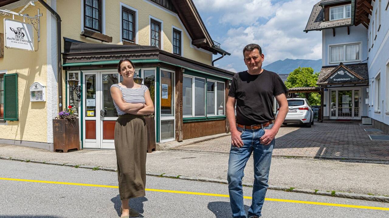 Wirtin Nathalie Wieser und Metzger Fritz Engljähringer sind zwei der Betroffenen.  
