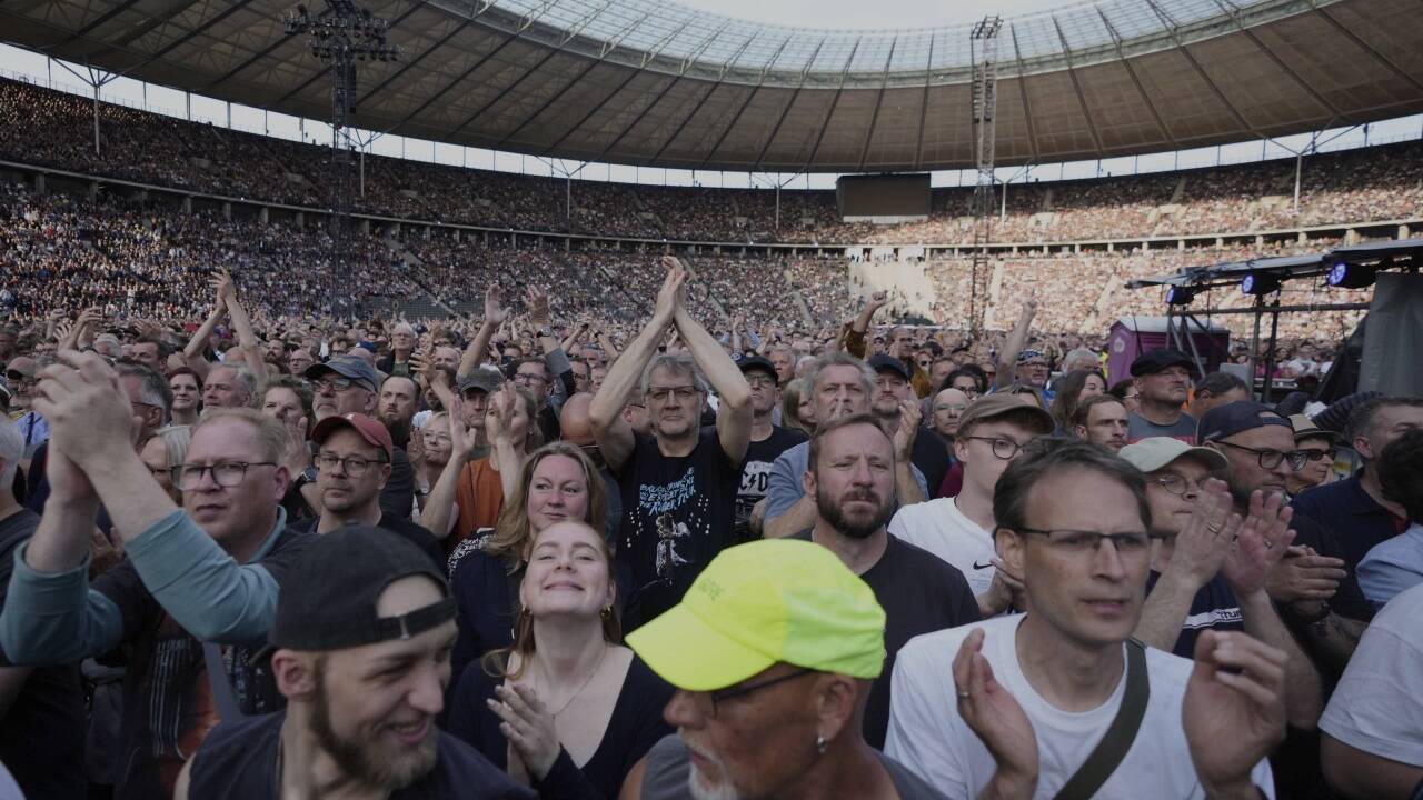 Klare Ansagen und mitreißende Musik: Bruce Springsteen und die E Street Band rockten das Berliner Olympiastadion. 