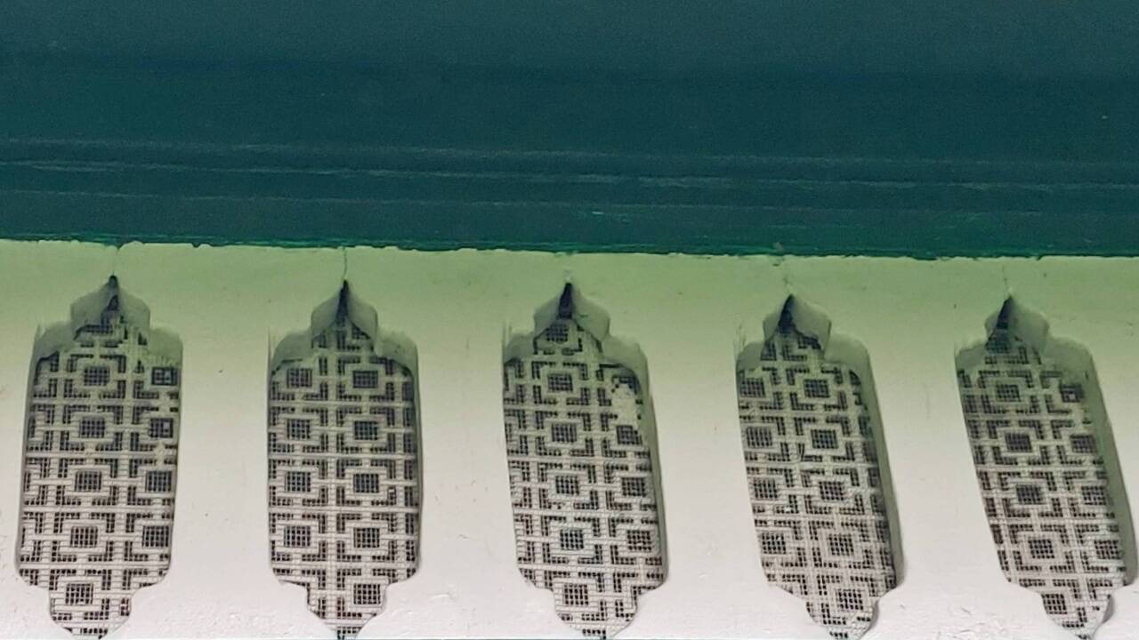 Details des Wetterhäuschens. 