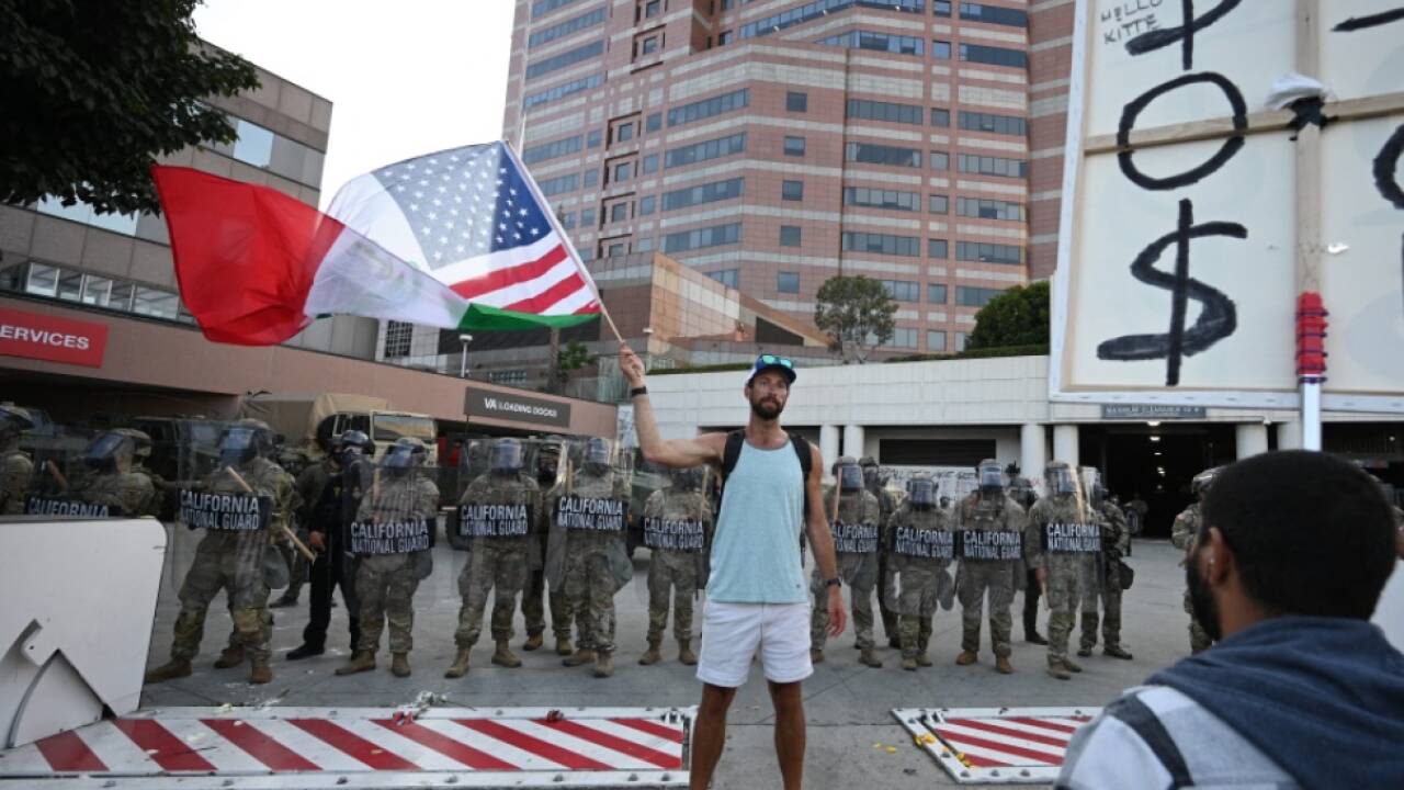 Trump hatte gegen den Willen Kaliforniens Soldaten geschickt Trump hatte gegen den Willen Kaliforniens Soldaten geschickt