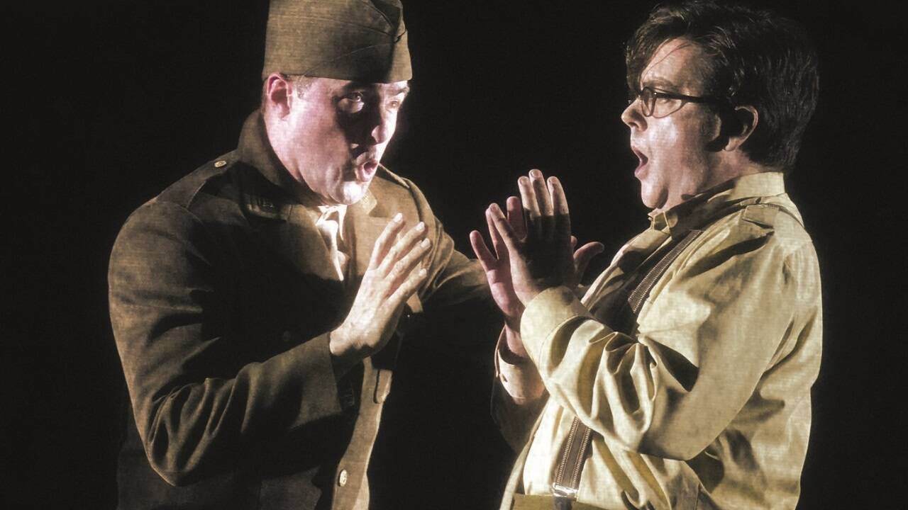 Bilder zur Uraufführung der Oper „Voice Killer“ von Miroslav Srnka im Musiktheater an der Wien. 