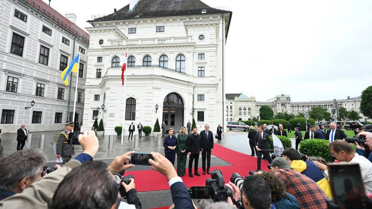 Besuch Selenskyjs in Wien.  