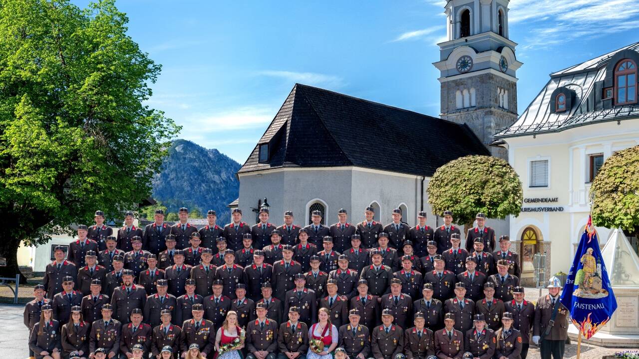Die FF Faistenau feiert ihr 125-Jahr-Jubiläum. 