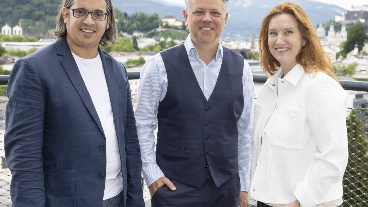 Wollen mit der ikp-group durchstarten: Karim Bannour, Bernhard Bauer und Maria Wedenig, Chefin der ikp Wien. 