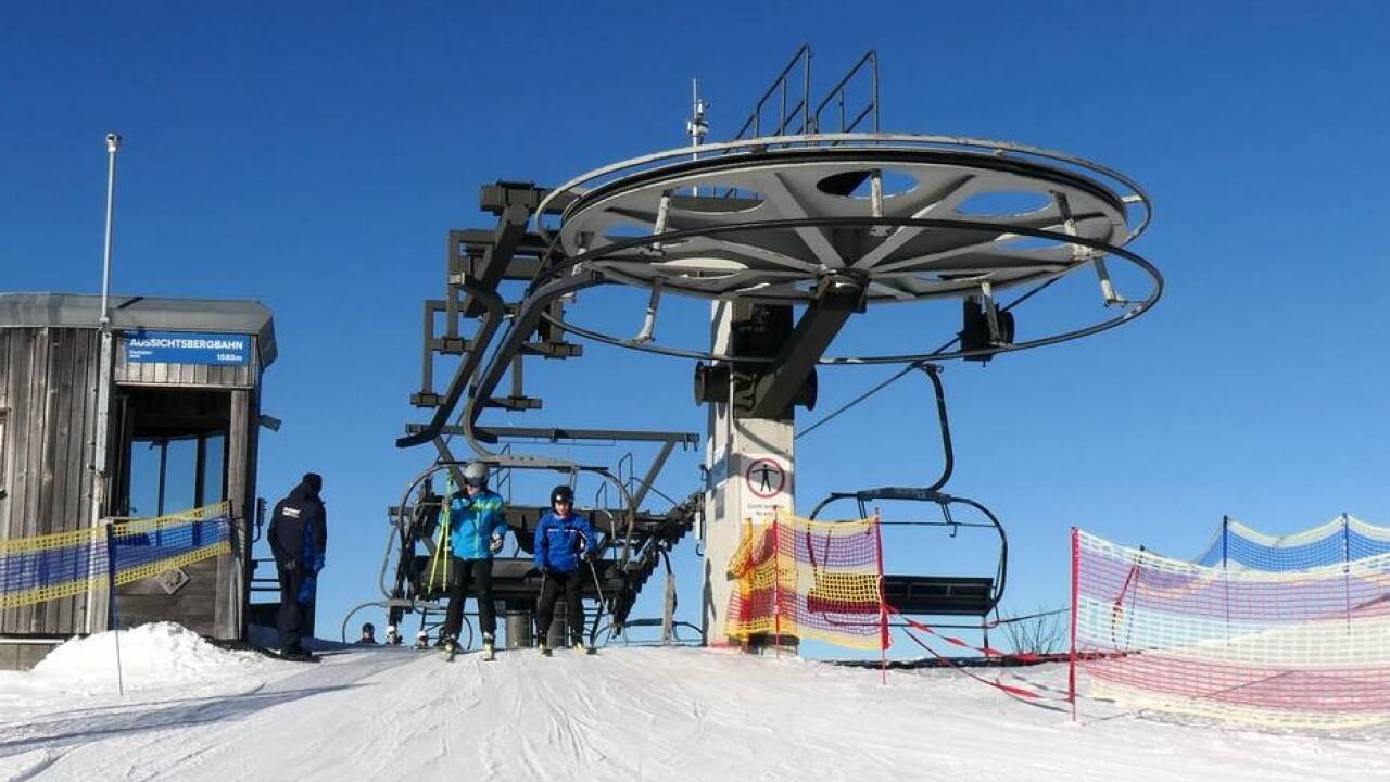 Aussichtsberg-Bergstation. Aussichtsberg-Bergstation.