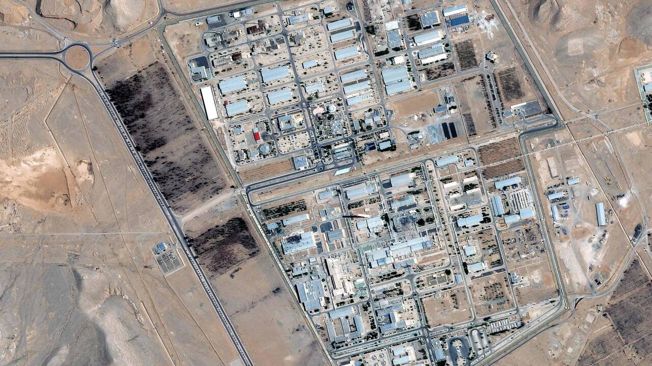 Die Atomanlage in Isfahan.  Die Atomanlage in Isfahan.