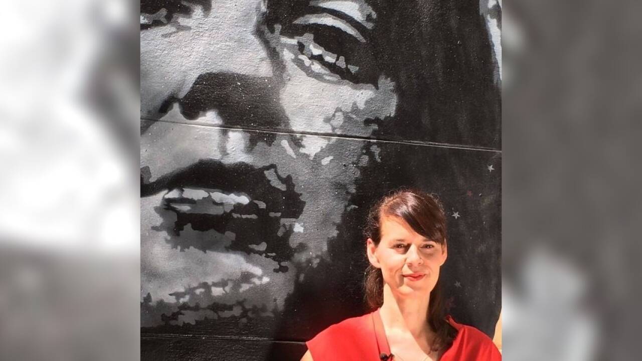 Im Angesicht Ingeborg Bachmanns: Literaturexpertin Zita Bereuter. Im Angesicht Ingeborg Bachmanns: Literaturexpertin Zita Bereuter.
