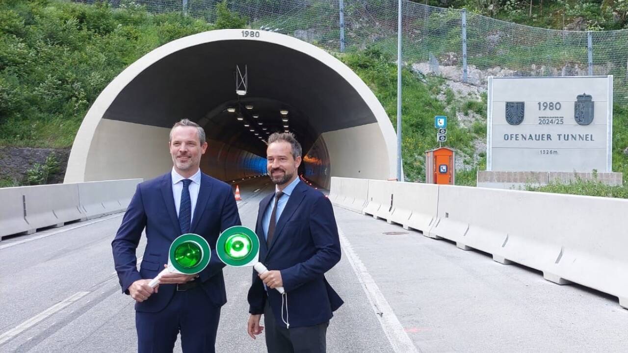 LH-Stv. Stefan Schnöll und Asfinag-Manager Hartwig Hufnagl.  