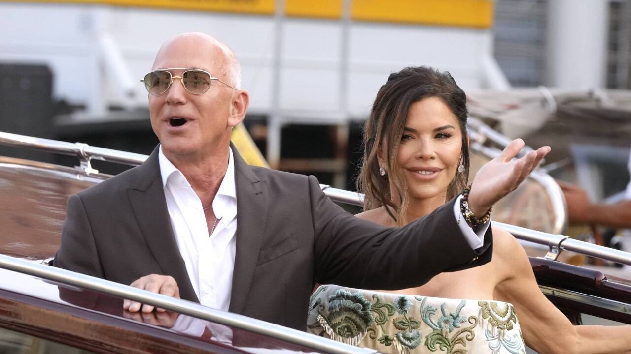 Jeff Bezos und Lauren Sánchez in Venedig. 