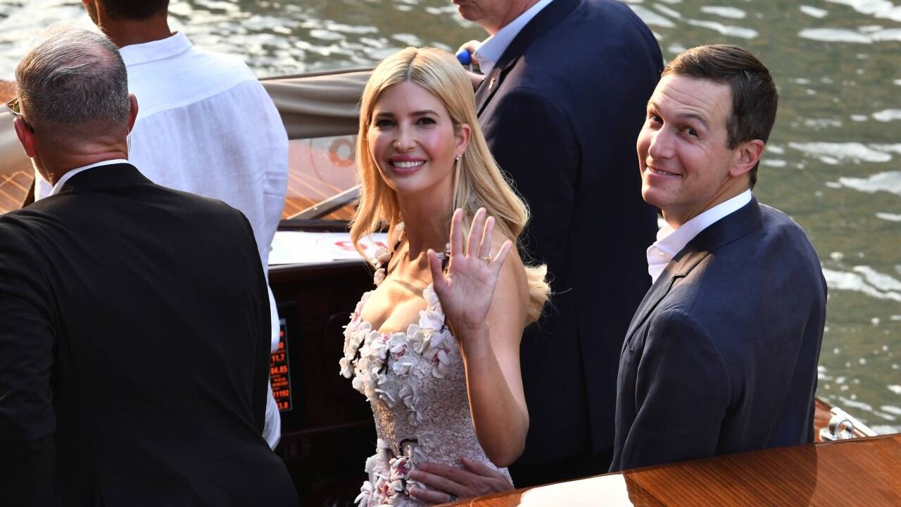 Die illustren Gäste: Ivanka Trump und Jared Kushner. 