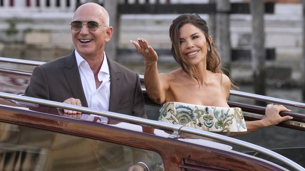 Jeff Bezos und Lauren Sánchez in Venedig. 