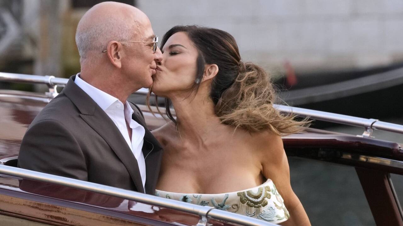 Jeff Bezos und Lauren Sánchez in Venedig. 