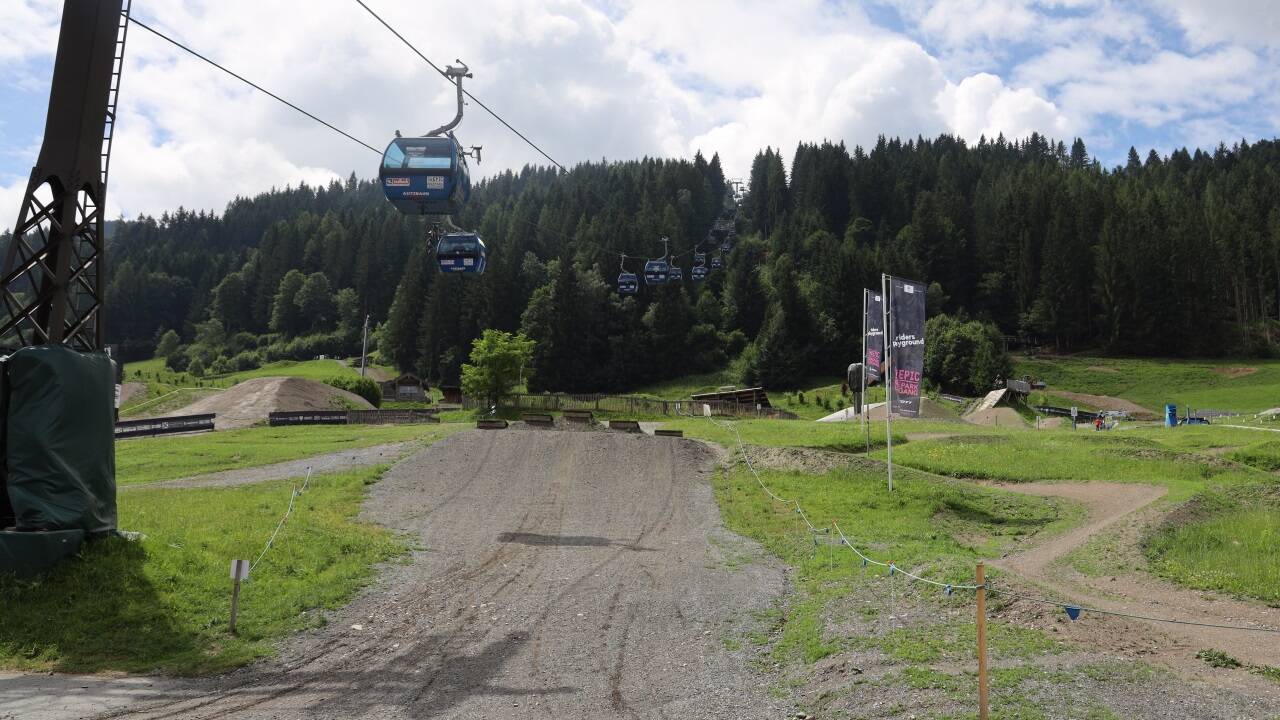 Der Bikepark Leogang. 