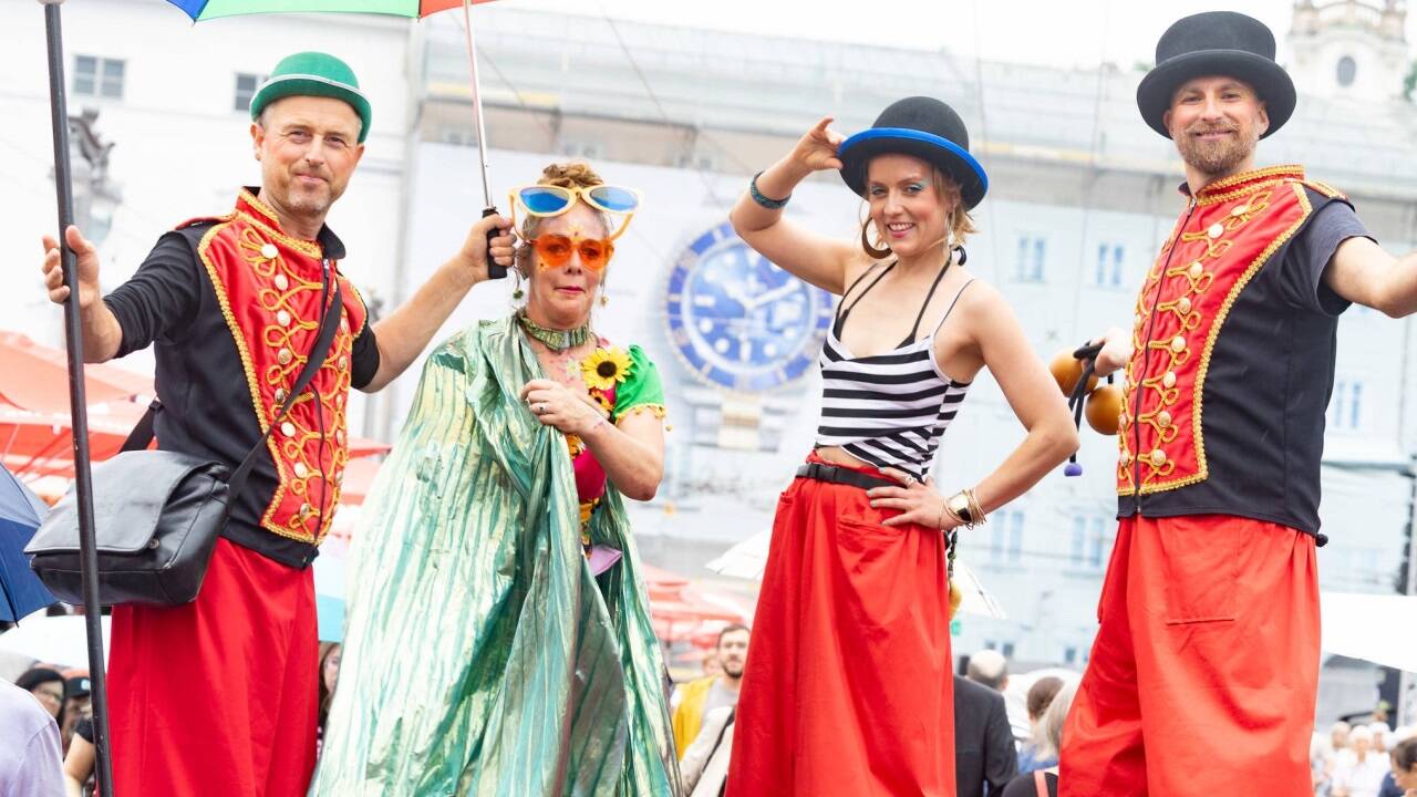 Buntes Programm am Salzburger Stadtfest. 