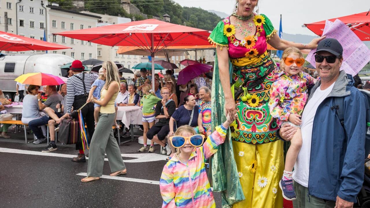 Buntes Programm am Salzburger Stadtfest. 
