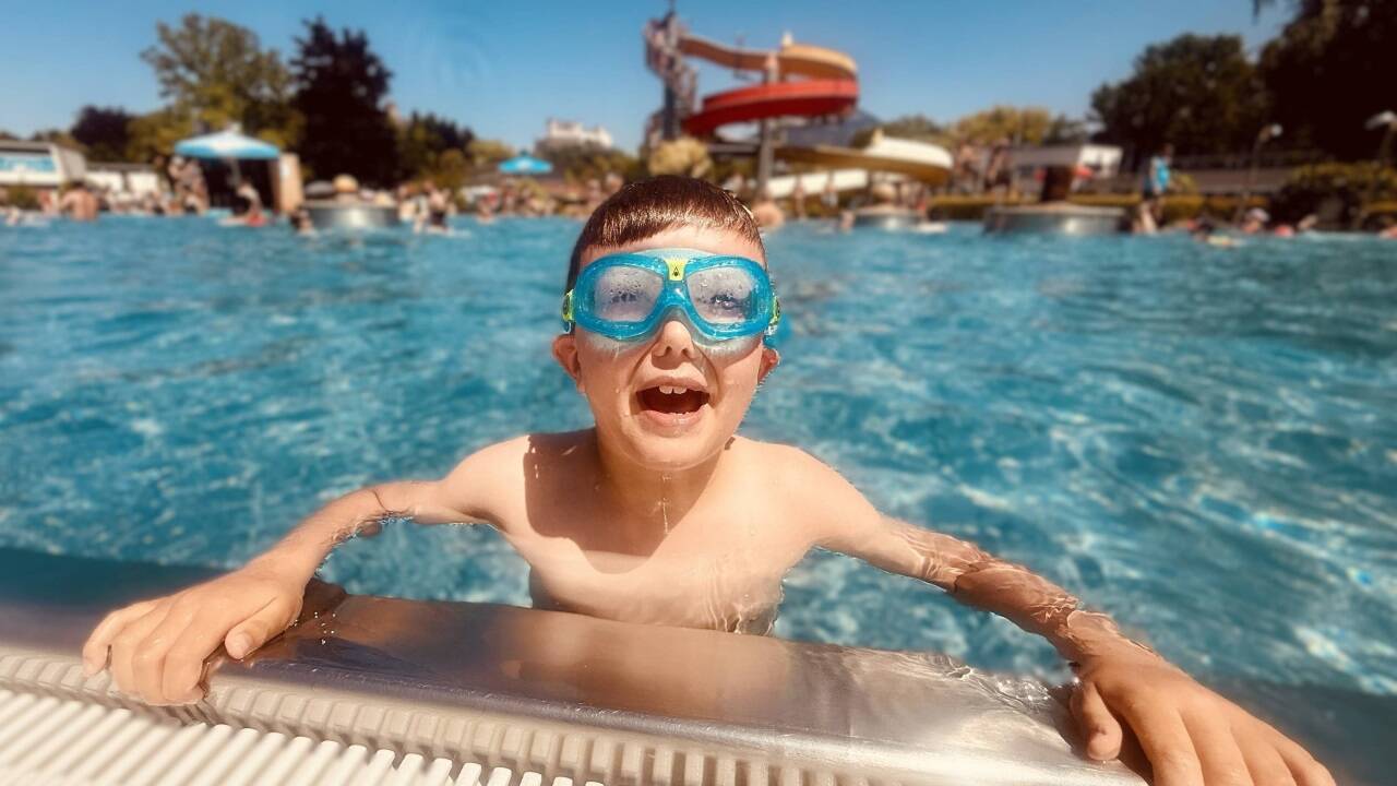 Freibad Leopoldskron. 