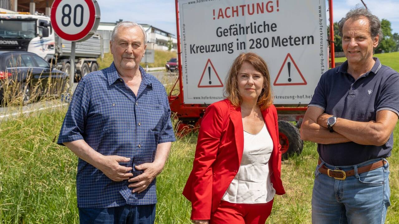 Sie fordern Verbesserungen: Gerald Rankl (l.), SPÖ-Gemeinderätin Evelin Leitner und Siegfried Rösslhuemer. 