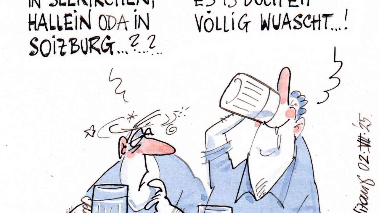 Schön langsam verliert man den Überblick . . . Schön langsam verliert man den Überblick . . .