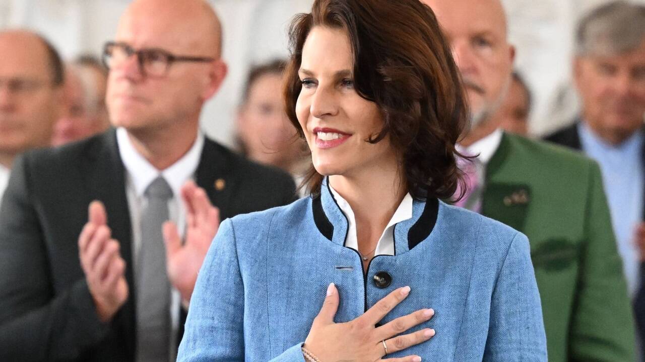 Die neue Salzburger Landeshauptfrau Karoline Edtstadler (ÖVP). Die neue Salzburger Landeshauptfrau Karoline Edtstadler (ÖVP).