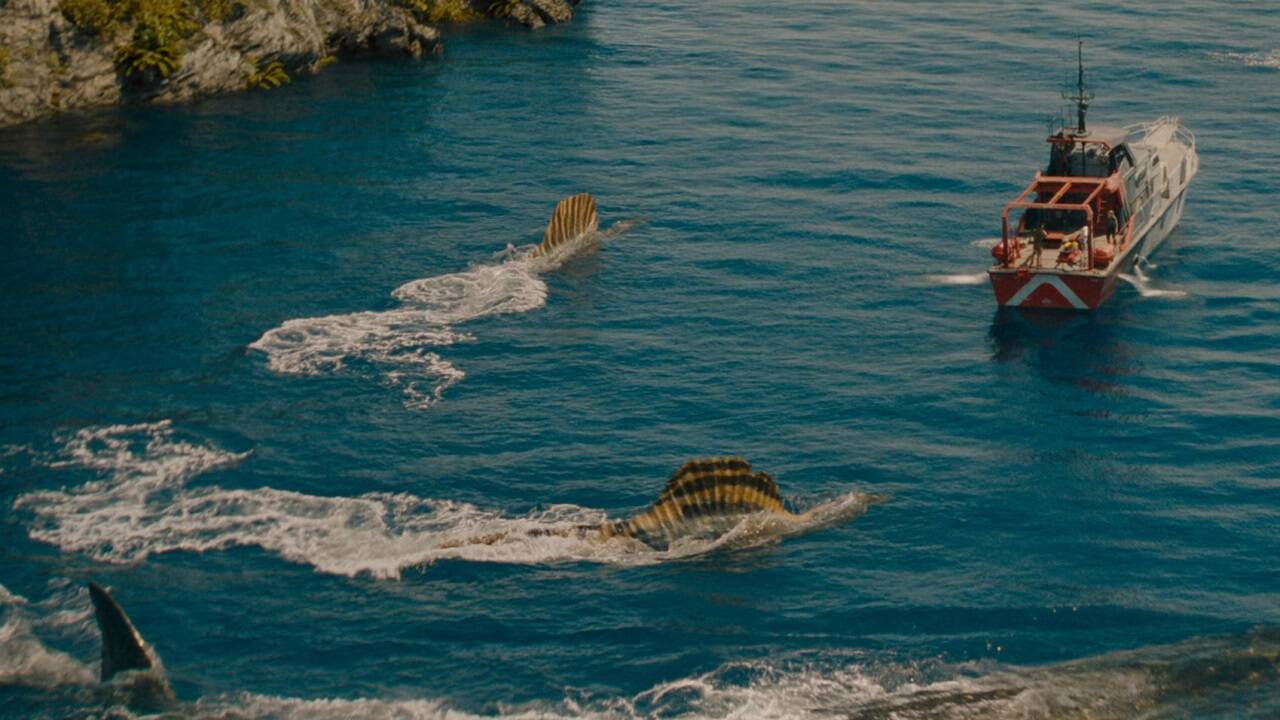 Bilder zum Film „Jurassic World: Die Wiedergeburt“. 