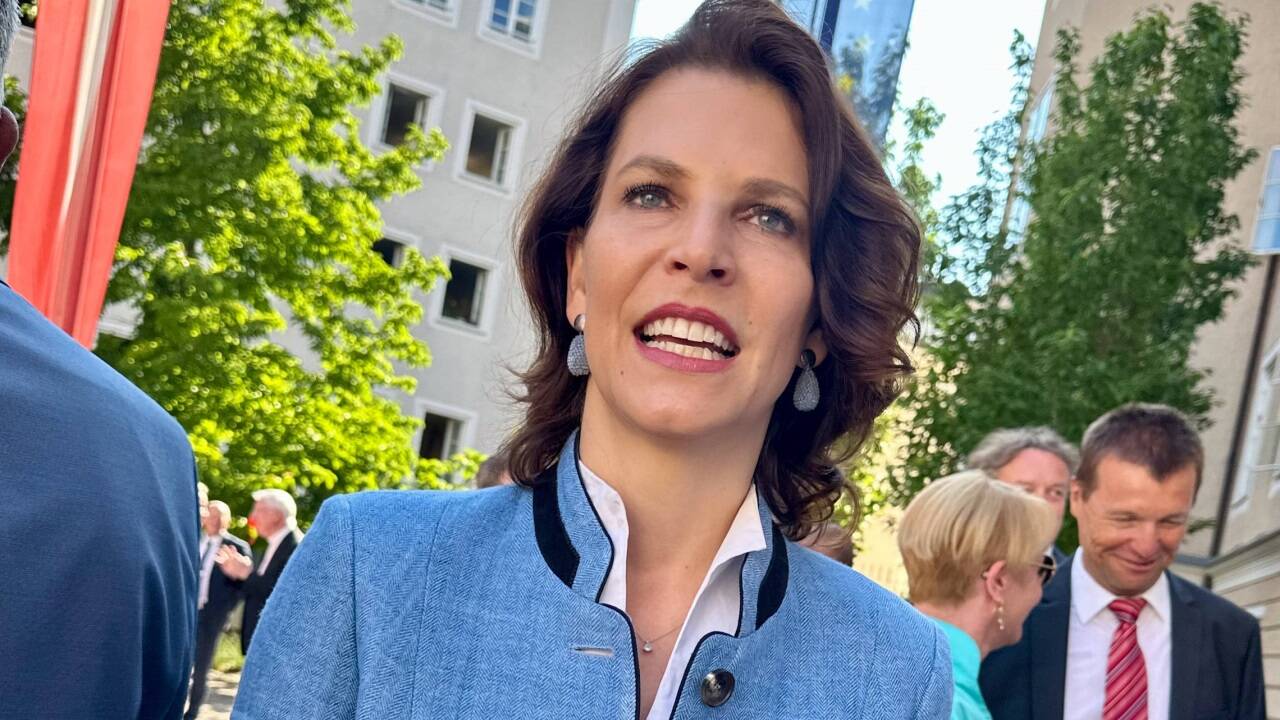 Karoline Edtstadler wurde am Mittwoch zur Salzburger Landeshauptfrau gewählt.  
