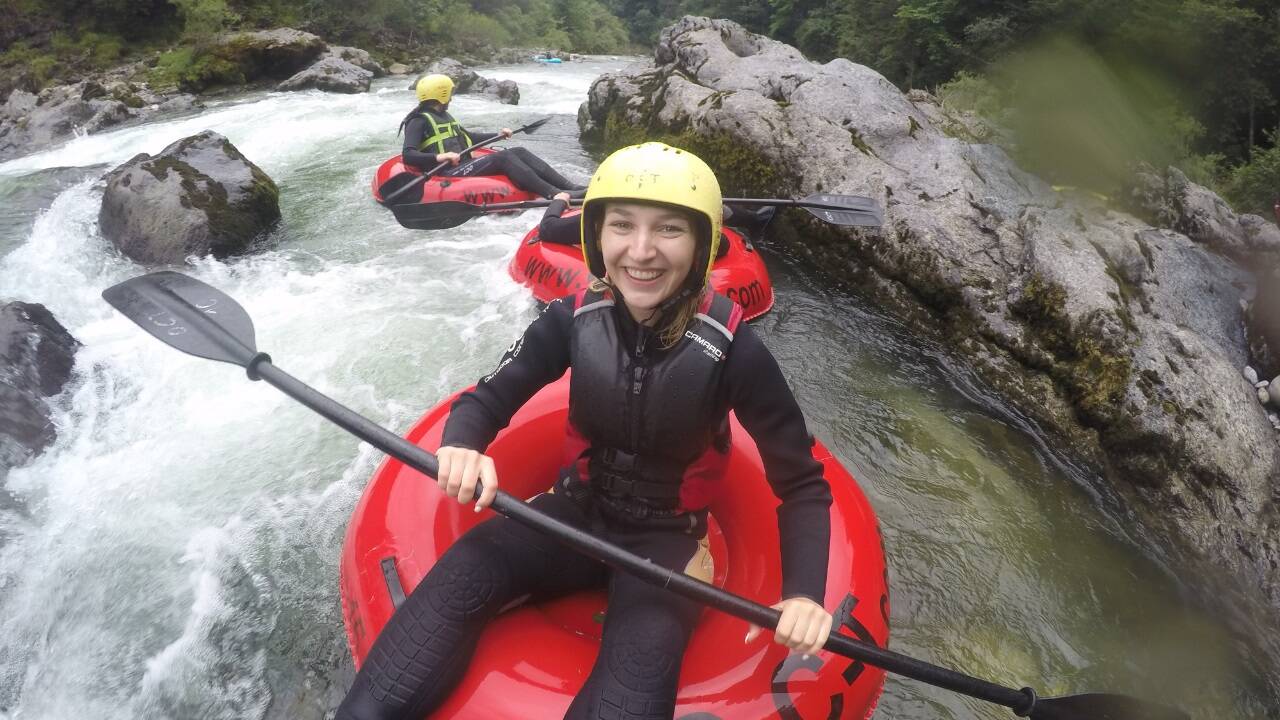 Wildwassertour mit Tubing 