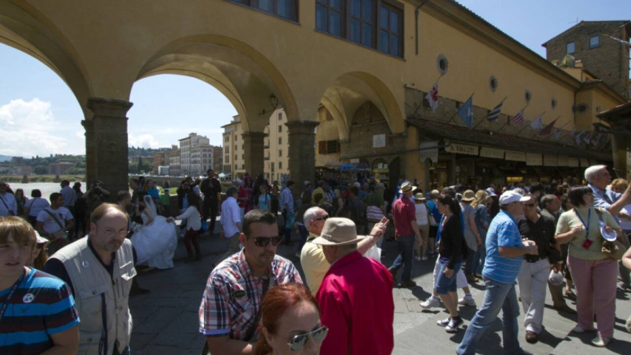 Der Vasari-Korridor in Florenz 
