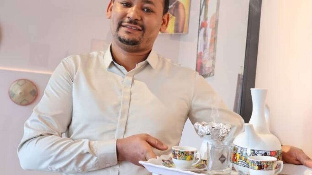 Daniel Yeamane in seinem Lokal Habesha. 